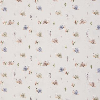 Schnecki by Christiane Zielinski, Schnecken, Baumwolljersey, 700010, 200g/m²