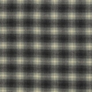 Maverick, angerauhter Flanell mit Karo - Muster, grau, 521285, 145g/m²