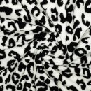 Leopard jacquard weave teddy, schwarz/weiß,...