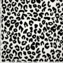 Leopard jacquard weave teddy, schwarz/weiß,...