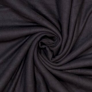 Double brushed rib, Jersey, schwarz, 425038999, 285g/m²