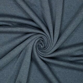 Heavy Sweat Melange, rec.Organic cotton, blau, 810, 997265, 320g/m²