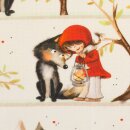 BW-Webware Fairy-Tale, Rotkäppchen naturweiß,  664010, 130g/m²