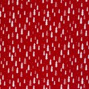 winterlicher Canvas Wiebke, Tannenbäume rot, 572637,...
