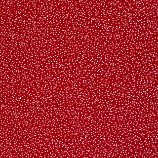 winterlicher Canvas Wiebke, Tupfen rot, 574637, 230g/m²
