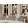 winterlicher Canvas Wiebke, Sterne taupe, 571676, 230g/m²
