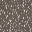 winterlicher Canvas Wiebke, Tannenbäume taupe,...