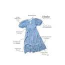 Neele - Boho Kleid/Bluse/Tunika, Papierschnitt,  Gr.32-58...