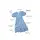Neele - Boho Kleid/Bluse/Tunika, Papierschnitt,  Gr.32-58 - DIN A 0 Schnittmuster und Anleitung als Broschüre, Ki-ba-doo