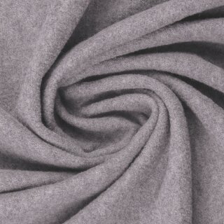 Merino - Fleece aus 100% Merinoschurwolle, grau, 1181, 290g/m²