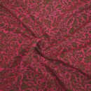 Merino - Jaquard, Doubleface, pink/oliv, Diana, Hilco,...