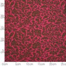 Merino - Jaquard, Doubleface, pink/oliv, Diana, Hilco,...