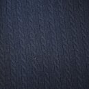 Zopf blau, Wollstoff mit Zopfmuster Hilco, C9078/84