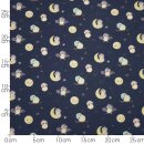 Moonlight, Baumwolljersey mit kleinen Eulen, Hilco, A...