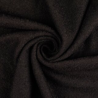 Woll Bouclé, schwarz, 2017975001, 423g/m²