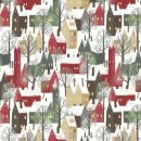 Westfalenstoffe, Trondheim, Weihnachtsdorf, BW-Druck...