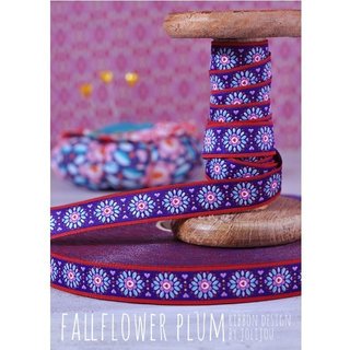 FallFlower Plum, Webband, farbenmix