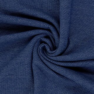 Stricksweat Skagen, kuschelig angerauht, blau, 1596, 350g/m²