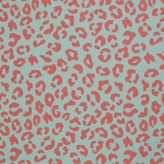 Happy Leo by Cherry Picking, Kunstleder, mint/koralle, 262425, 500g/m²