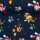 Paw Patrol Jersey, dunkelblau, Lizensstoff, 138597, 200g/m²