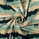 Lilo & Stitch, Jersey, Digitaldruck, blau/camel,...