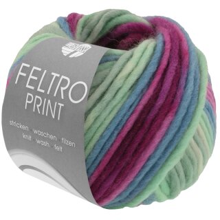 Feltro Print/Bosco, Filzwolle, Lana Grossa, 50g, ca. 50m Lauflänge