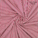 Fibre Mood Poplin Stripe, dunkelrot, Webware, 43501511,...