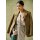Fibre Mood Poplin Stripe, khaki, Webware, 43501510, 115g/m²