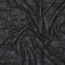 Fibre Mood gewebte Baumwolle, Embroidery Flower, schwarz,...