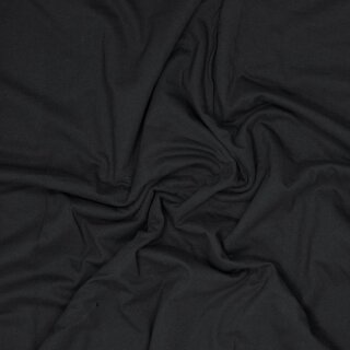 Knit Cotton t-shirt, Interlockjersey, schwarz, 794153, 250 g/m²