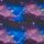 Space Odyssey, leicht gerauhter Sweat, Weltall/Himmel, Hilco, A 4635/2