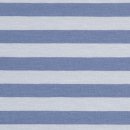 Isa, blau/blau, Stretchjersey mit Streifen, 1cm, HW 19/20, 254252, RESTST&Uuml;CK 70cm