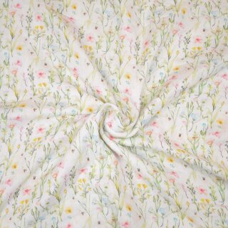 Fiori, Musselin mit Blumenmuster, Hilco, A 1443/2