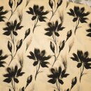Desert Flower, Viskose - Webware, Hilco, creme/schwarz,...