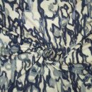 Blue ice, Viskosejersey Hilco, natur/blau, M 65021/1
