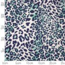 Leochen, Viskose - Webware, Hilco, blau/mint, M2805/90