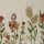 Cotton Stickerei, Bordüre, Blumen, terracotta/grün, 2116070801, 150g/m²