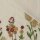 Cotton Stickerei, Bordüre, Blumen, terracotta/grün, 2116070801, 150g/m²