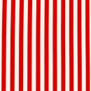 BW-Webware mit Streifen, rot/weiß, Rotenburg, 130g/m²