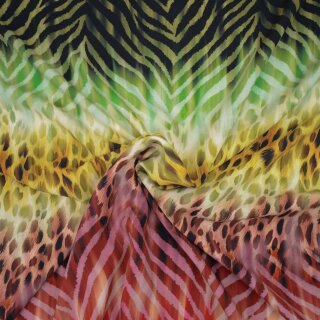 Color Zebra, Viskose - Webware, Hilco, Zickzack, M2412/1