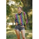 Cindy, Regenbogen Leo, Sweat ungerauht (French Terry),...