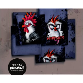 Chickeria by Thorsten Berger, Panel, Sweat ungerauht, 620596, 250g/m²