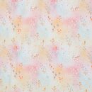 Blumenwiese pastell/apricot, Baumwolljersey Nils, 380420,...
