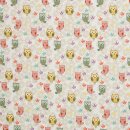 Hedwig, BW-Webware mit Eulen, natur, 516010,130g/m²