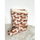 Happy Collection by Cherry Picking, Dackel braun/beige, Martindale >60.000 200170, 210g/m²