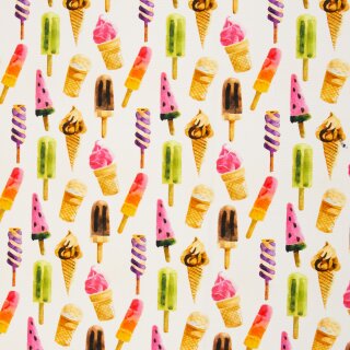 sommerlicher Canvas mit Eis, Matteo, 561011, 230g/m²