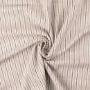 Viskose - Leinen Druck, Streifen, beige, 2121890003,...
