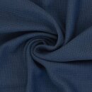Waffeljersey Clarissa NEU, Baumwolle, jeansblau, 743,...