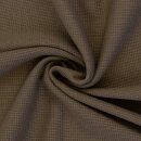 Waffeljersey Clarissa NEU, Baumwolle, schlamm, 675,...