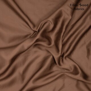 Fibre Mood, Woven Lyocell Satin, braun, FM792421, 165g/m²